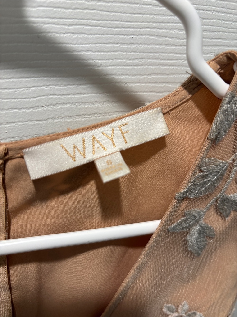 Wayf Embroidered Dress - Picture 2 of 4